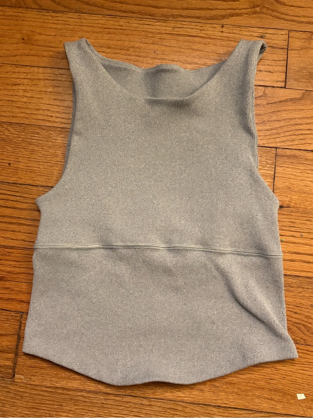 FP Movement Ribbed Tank Top in Heather Gray Free Throw Unwind Cami Size m/l